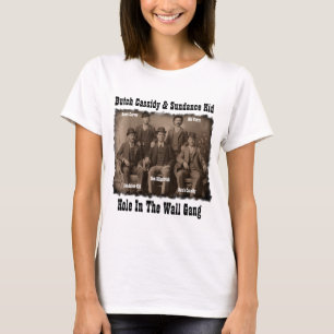 T-shirt Trou dans la bande Butch Cassidy de mur et