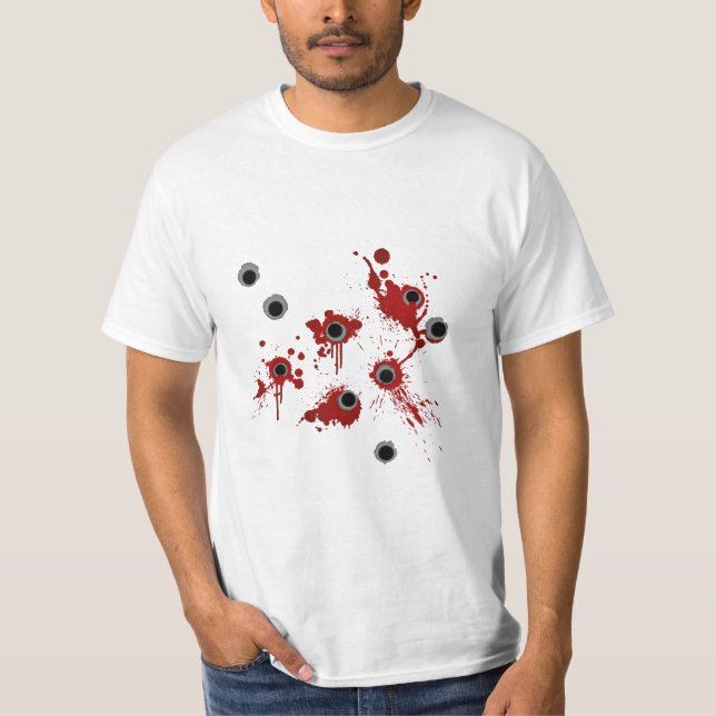 T-shirt Trou de balle T (Devant)