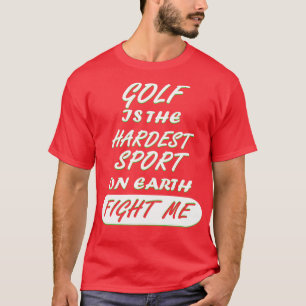 T-shirt Trou De Golf Dans Un Club