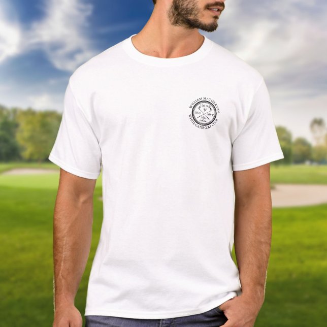 T-shirt Trou de Golfeur personnalisé en un golf classique (Personalised Golfer's Hole in One Classic Golf T-Shirt)