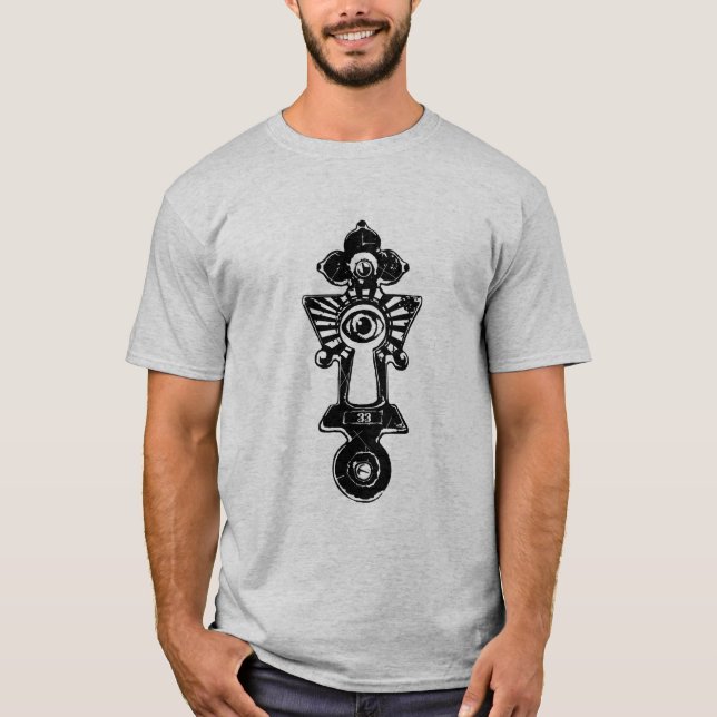 T-shirt Trou de la serrure de 33 degrés (Devant)