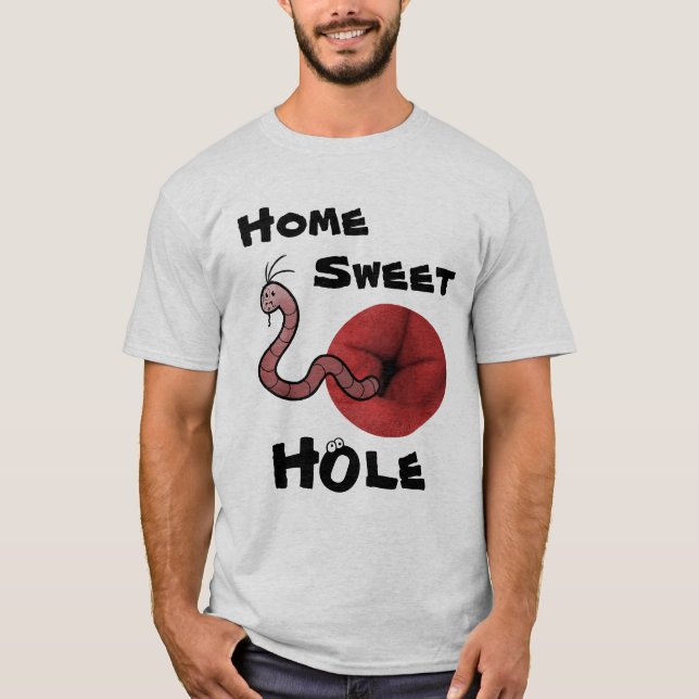 T-shirt Trou doux à la maison de ténia (Devant)
