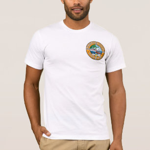 T-shirt Trou en bois de station de la garde côtière