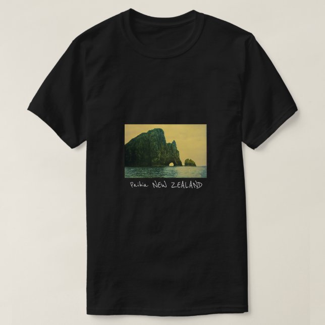 T-shirt Trou néo-zélandais dans la roche (Design devant)