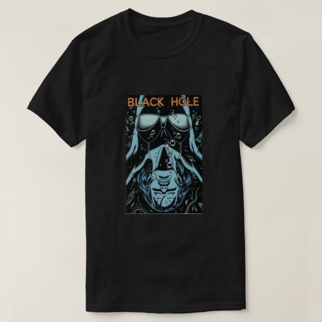 T-shirt Trou noir classique (Design devant)