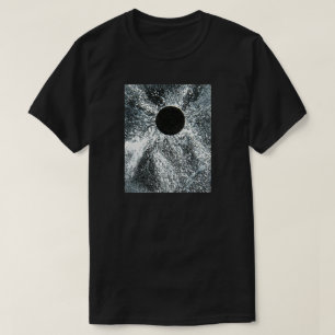T-shirt Trou Noir, Hommes foncés