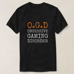 T-shirt Trouble de jeu obsessionnel - Amusant joueur