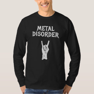 T-shirt Trouble du métal Trash de la mort Lourd Métal noir