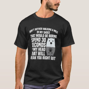 T-shirt Trouble Mental Anxiété Ne Dérangez Pas Trouble Bip