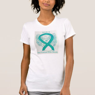 T-shirt Trouble post-traumatique du stress Chemise Turquoi