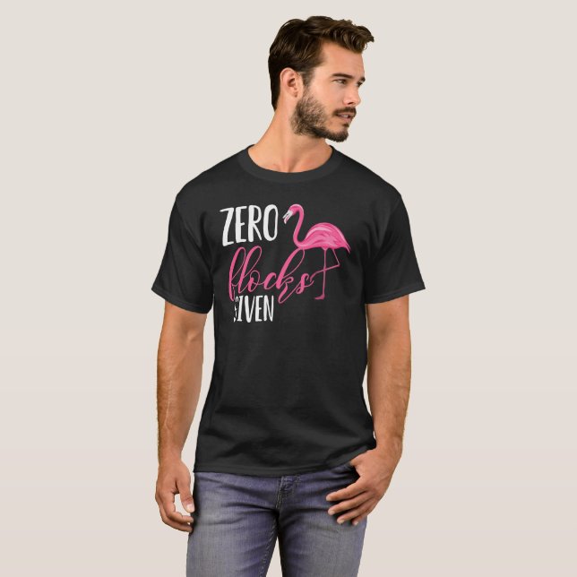 T-shirt Troupeaux zéro donnés la pièce en t drôle de (Devant entier)