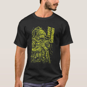 T-shirt Troupes d'Assaut Amphibies Art de Combat en Mer Pr