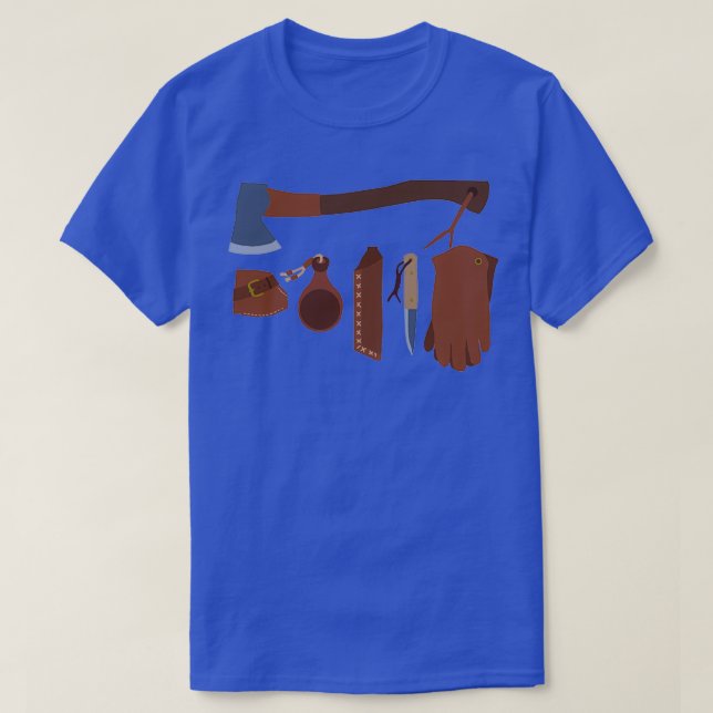 T-shirt Trousse d'artisanat Survie Préalable Camping (Design devant)
