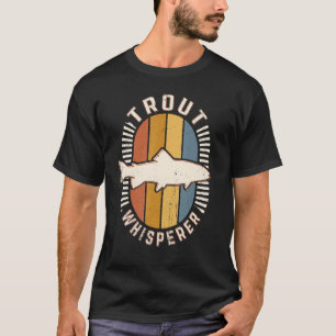 T-shirt Trout Whisperer Vintage Classic Retro Animal Love