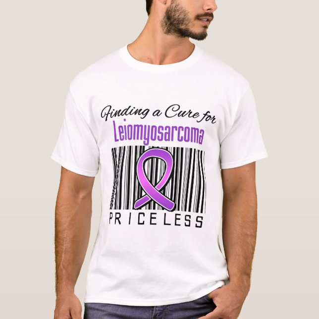T-shirt Trouvant un traitement pour le léiomyosarcome (Devant)