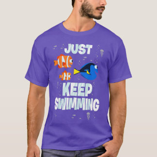 T-shirt Trouver Dory Continuer À Nager