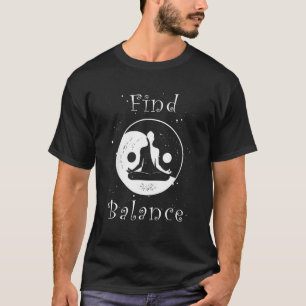 T-shirt Trouver l'équilibre meilleur style Yin Yang