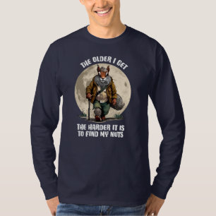 T-shirt Trouver mes noix - Écureuil drôle