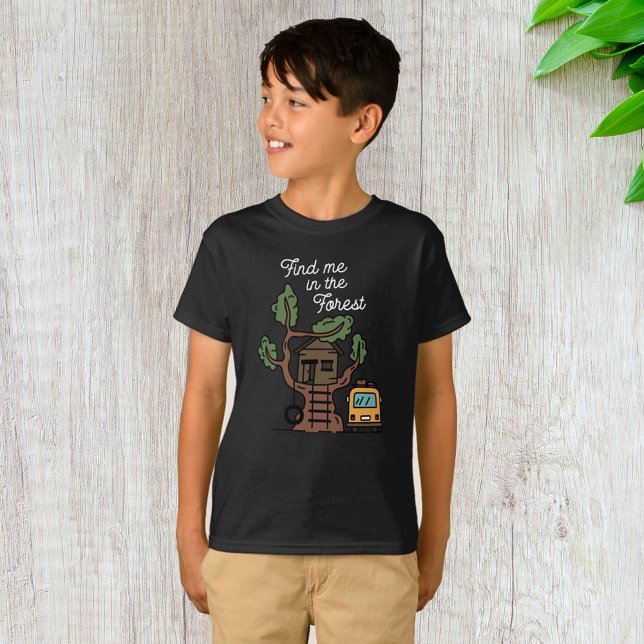 T-shirt Trouvez-Moi Dans La Forêt (Créateur téléchargé)