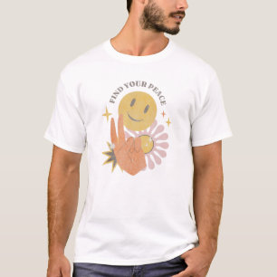 T-shirt Trouvez votre Peace Retro Hippie Vintage