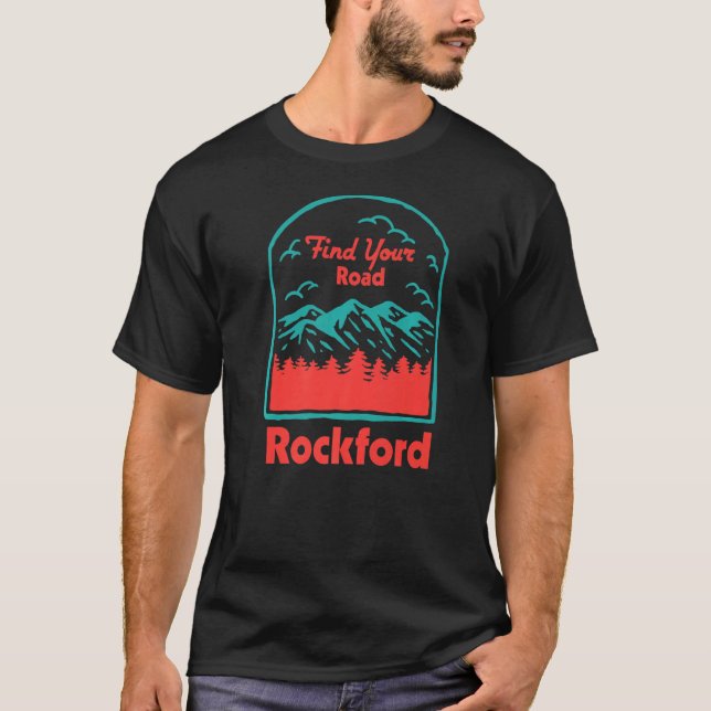 T-shirt Trouvez Votre Route Camping Dit Camper Citations R (Devant)