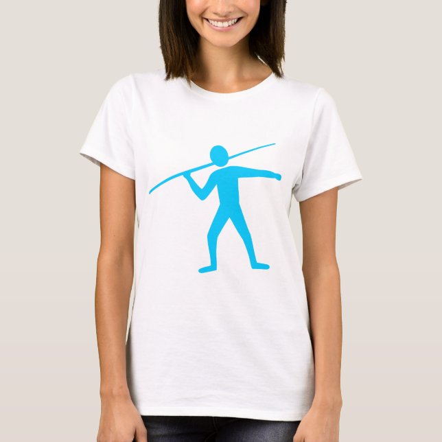 T-shirt Trower Javelin - Ciel bleu (Devant)