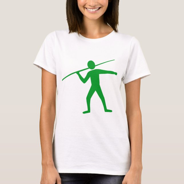 T-shirt Trower Javelin - Vert Grass (Devant)