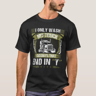 T-shirt Truck Driver Washing Truck Wash