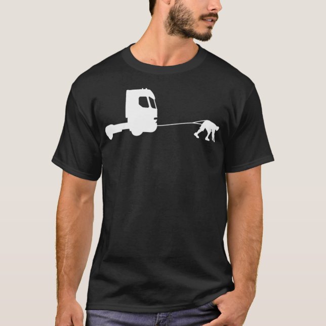 T-shirt Truck Pull geek spiritual  (Devant)
