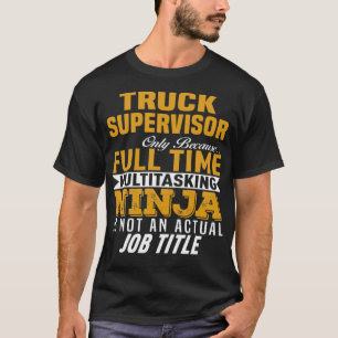 T-shirt Truck Superviseur cadeau gay 