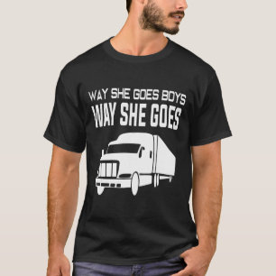 T-shirt [Trucker] Comment elle va Garçons Elle va Camion T