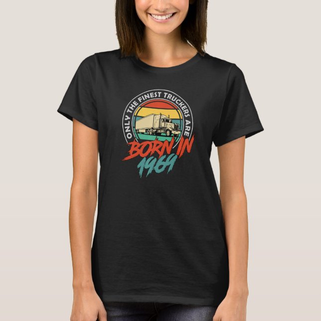 T-shirt Trucker de 54 ans Né en 1969 54e Anniversaire Tru (Devant)