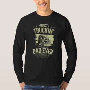 T-shirt Trucker Meilleur Trucker Papa Jamais 2