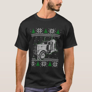 T-shirt Trucker Vilain Chauffeur de Noël Chauffeur de cami