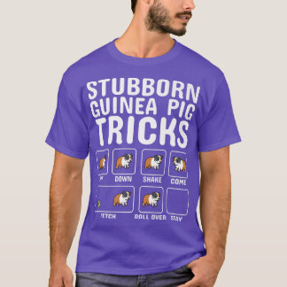 T-shirt Trucs de cochon de Guinée têtu Animal de compagnie