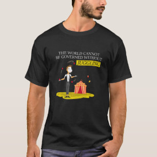 T-shirt Trucs de personnage de Juggler Circus avec des bal