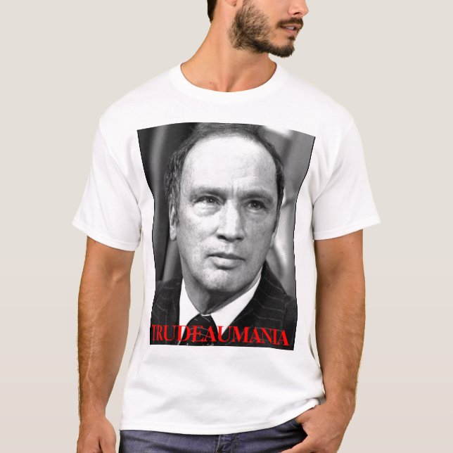 T-shirt trudeau, TRUDEAUMANIA (Devant)
