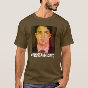 T-shirt #TrudeauMustGo (Trudeau Doit y aller)