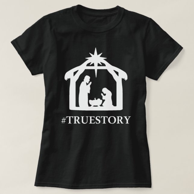 T-shirt #TRUESTORY (Design devant)