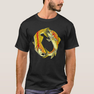 T-shirt Truitage au vol de truite féroce Circle of Life Ye