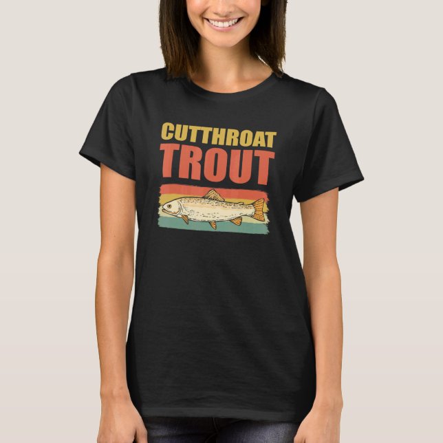 T-shirt Truite à truite fardée Pêche Poisson Chasse (Devant)