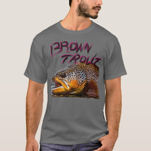 T-shirt Truite Brown sauvage