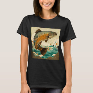 T-shirt truite de style japonais