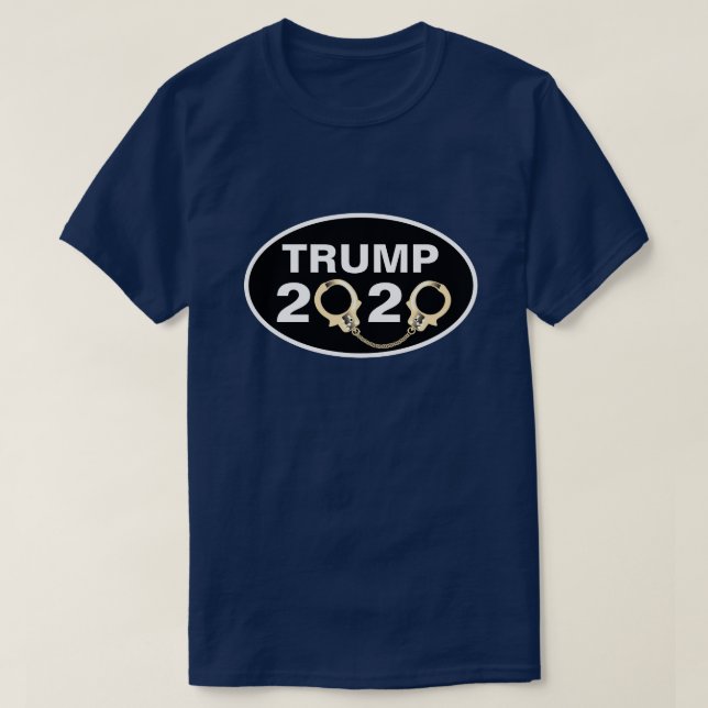 T-shirt Trump 2020 avec menottes (Design devant)