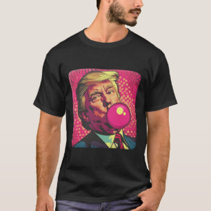 T-shirt Trump 2024 Bubble Gum Pop