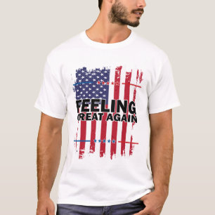 T-shirt Trump 2024 - Drapeau américain V