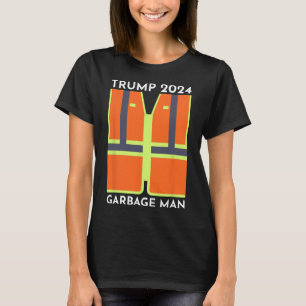 T-shirt Trump 2024 Garbage Man Funny Garbage Patriots Supp
