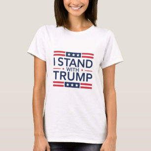 T-shirt Trump 2024 Je suis avec Trump soutien au président