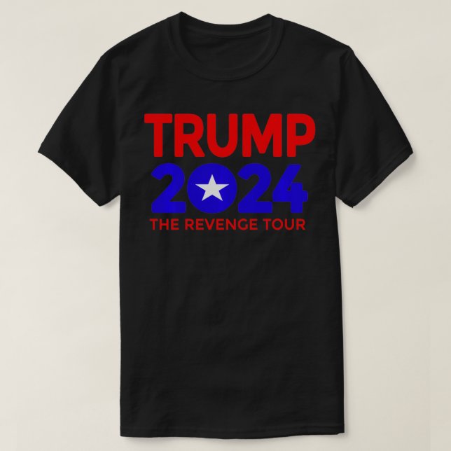 T-shirt Trump 2024 - Le Tour de la revanche (Design devant)
