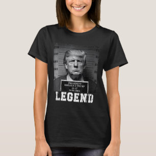T-shirt Trump 2024 Mugshot Président Légende